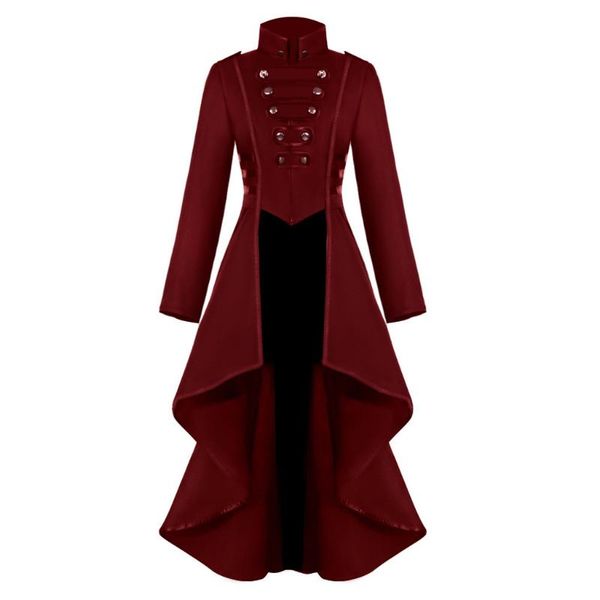 women's jackets magician plus size women gothic steampunk button jacket female lace corset halloween costume long coat ladies solid tai, Black;brown
women's jackets magician plus size women gothic steampunk button jacket female lace corset halloween costume long coat ladies solid tai, Black;brown