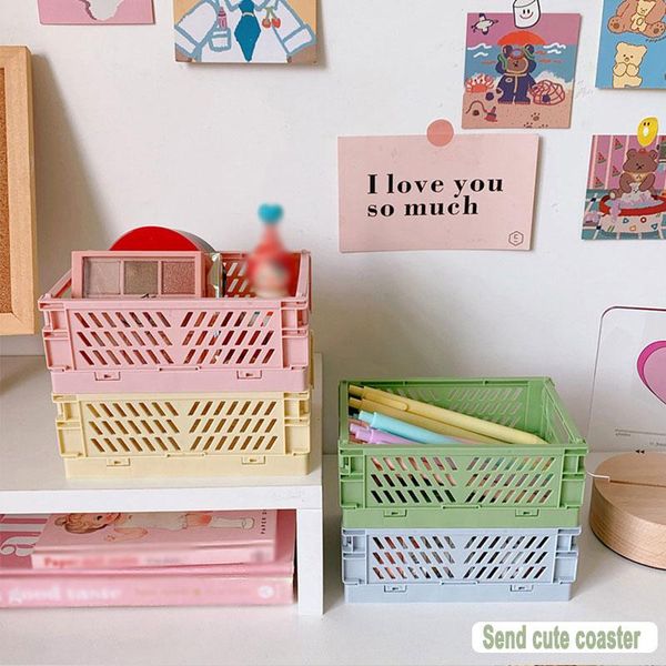 storage baskets deskfoldable plastic basket toy cosmetics lipstick jewelry universal box organizer five colors
storage baskets deskfoldable plastic basket toy cosmetics lipstick jewelry universal box organizer five colors