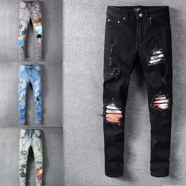 2021 mens fashion skinny straight slim ripped jeans men fashion mens street wear motorcycle biker jean pants jeans size 28-40, Blue
2021 mens fashion skinny straight slim ripped jeans men fashion mens street wear motorcycle biker jean pants jeans size 28-40, Blue