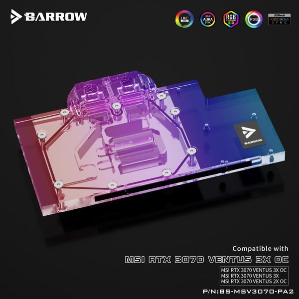 barrow 3070 gpu cooler pc water cooling video block for msi ventus aurora lrc2.0 bs-msv3070-pa2 fans & coolings
barrow 3070 gpu cooler pc water cooling video block for msi ventus aurora lrc2.0 bs-msv3070-pa2 fans & coolings