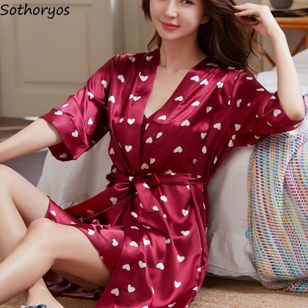 women's sleepwear women robe gown sets long sleeve print embroidery ulzzang above knee elegant silk chic retro lace lounge wear loose c, Black;red
women's sleepwear women robe gown sets long sleeve print embroidery ulzzang above knee elegant silk chic retro lace lounge wear loose c, Black;red