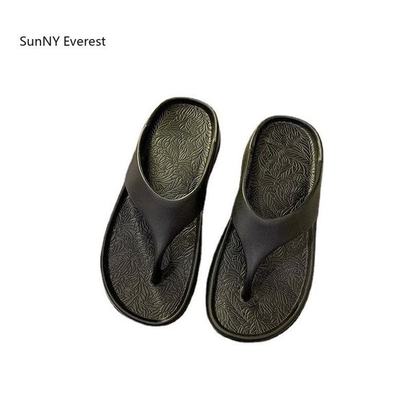 couple flip-flops men's summer soft-soled beach shoes muffins fashion thick-soled wedges with sandals for women slippers, Black
couple flip-flops men's summer soft-soled beach shoes muffins fashion thick-soled wedges with sandals for women slippers, Black