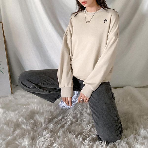 women's hoodies & sweatshirts geometric embroidery solid color simple brand design sweatshirt women long sleeve casual fashion clothes, Black
women's hoodies & sweatshirts geometric embroidery solid color simple brand design sweatshirt women long sleeve casual fashion clothes, Black