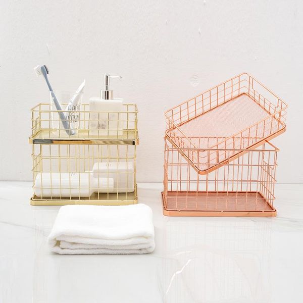 bathroom storage & organization rose gold iron art makeup organizer basket eyeliner brush set dressing table cosmetic box kitchen
bathroom storage & organization rose gold iron art makeup organizer basket eyeliner brush set dressing table cosmetic box kitchen