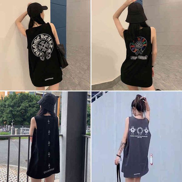chao brand ch crosin summer new horseshoe print vest street men' and women' same base t-shirt sleeveless t-shirt uoe1, White;black
chao brand ch crosin summer new horseshoe print vest street men' and women' same base t-shirt sleeveless t-shirt uoe1, White;black