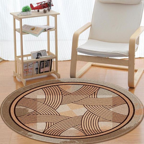 carpets non-slip floor cover retro style pattern round carpet 100*100cm household ground pad
carpets non-slip floor cover retro style pattern round carpet 100*100cm household ground pad