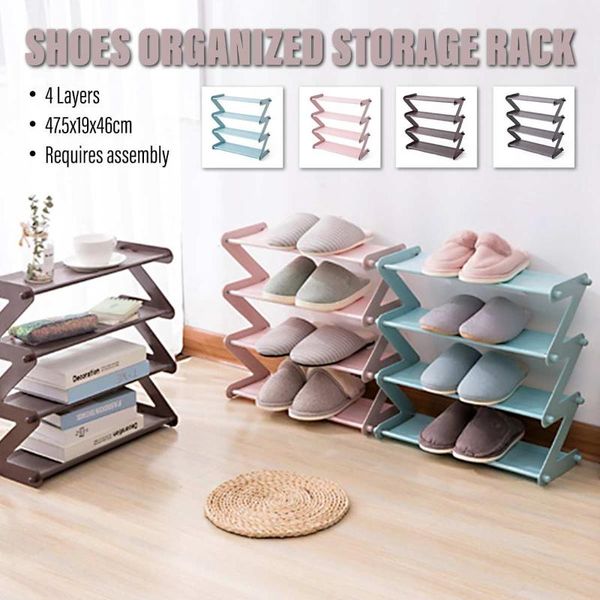 hallway 4 layers plastic metal shoes rack boots organizer space saving hanger stand home office storage holder shelf clothing & wardrobe
hallway 4 layers plastic metal shoes rack boots organizer space saving hanger stand home office storage holder shelf clothing & wardrobe