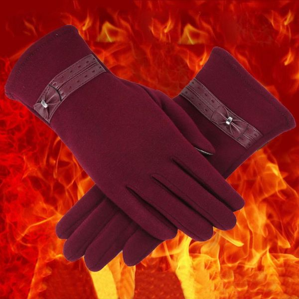 sports gloves 25# women winter thicken mittens warm pu leather bowknot plus velvet thickened thermal fleece lined non-slip, Black
sports gloves 25# women winter thicken mittens warm pu leather bowknot plus velvet thickened thermal fleece lined non-slip, Black