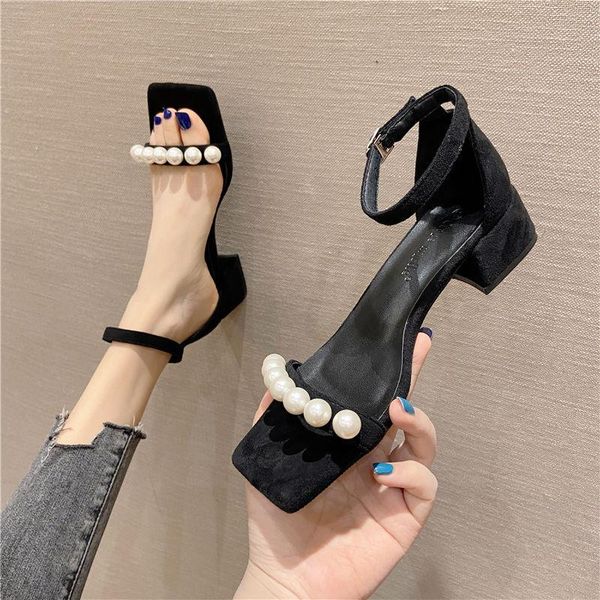 sandals thick heel women's summer 2021 style square head one-sided belt high-heeled shoes temperament, Black
sandals thick heel women's summer 2021 style square head one-sided belt high-heeled shoes temperament, Black