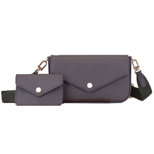 cross body bag multi pochette women's 3-in-1 shoulder leather handbag adjustable strap detachable wallet go with box chain l035
cross body bag multi pochette women's 3-in-1 shoulder leather handbag adjustable strap detachable wallet go with box chain l035