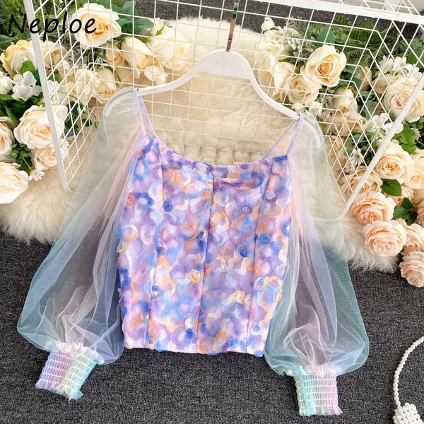 neploe elegant mesh patchwork chiffon shirt women square collar long sleeve slim blusas spring shirt feminino slim 210510, White
neploe elegant mesh patchwork chiffon shirt women square collar long sleeve slim blusas spring shirt feminino slim 210510, White