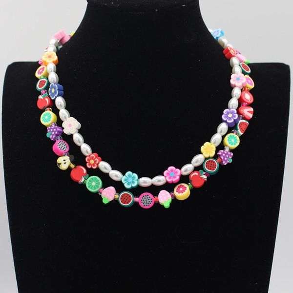 chokers candy color random resin fruit beads necklace for women sweet girls soft clay choker pearl collares handmade femme jewelry, Golden;silver
chokers candy color random resin fruit beads necklace for women sweet girls soft clay choker pearl collares handmade femme jewelry, Golden;silver