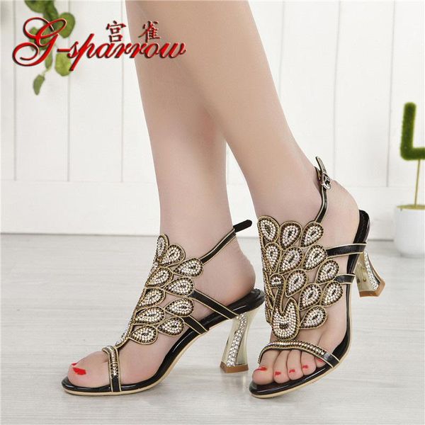 g-sparrow 2021 summer style diamond women's hollow high-heeled elegant shoes rhinestone open toe stiletto sandals dress, Black
g-sparrow 2021 summer style diamond women's hollow high-heeled elegant shoes rhinestone open toe stiletto sandals dress, Black
