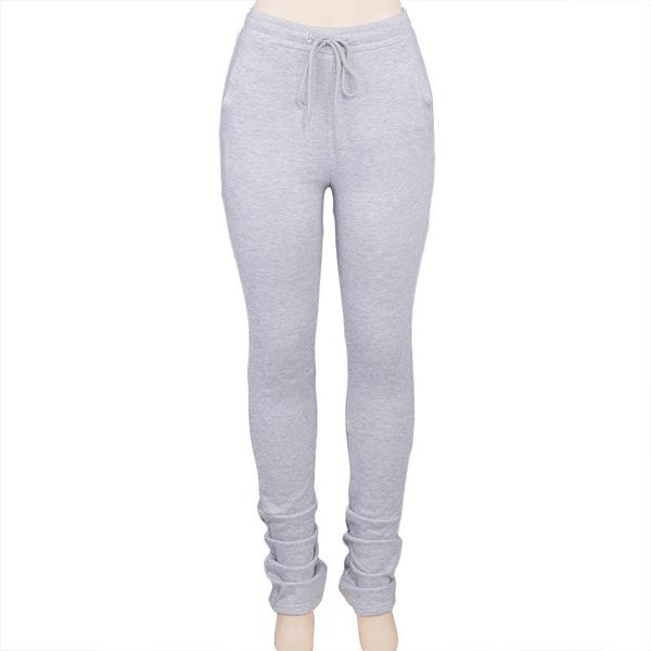 fall/winter women's solid color elastic high waist pleated drawstring casual pile pants women bottoms & capris, Black;white
fall/winter women's solid color elastic high waist pleated drawstring casual pile pants women bottoms & capris, Black;white