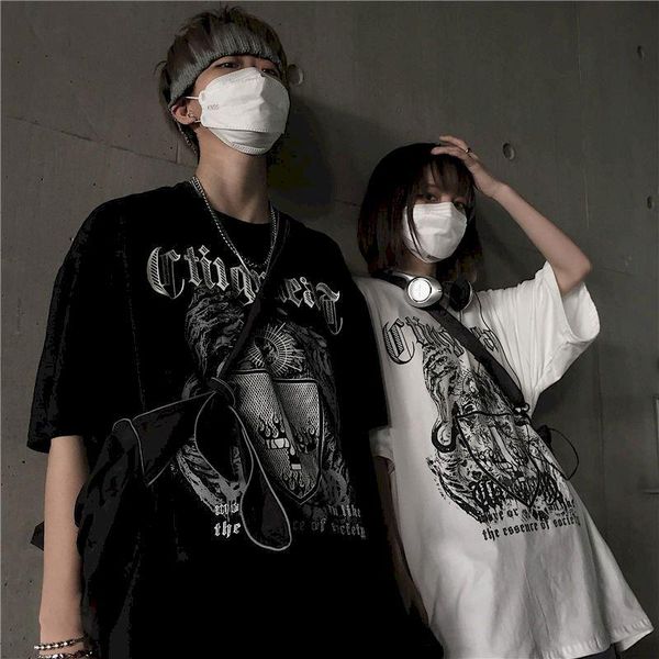 men's t-shirts high street t-shirt men women short sleeve sanskrit print tshirt summer all-match korean harajuku gothic punk couple fem, White;black
men's t-shirts high street t-shirt men women short sleeve sanskrit print tshirt summer all-match korean harajuku gothic punk couple fem, White;black