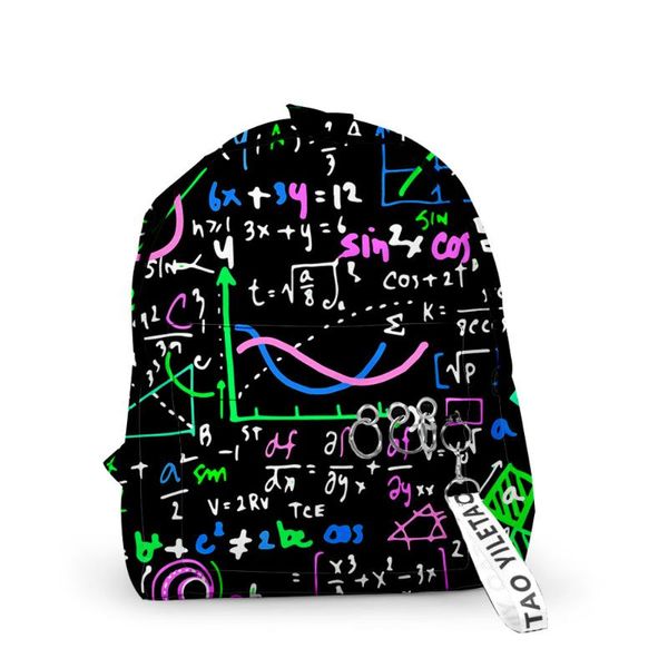 backpack mathematical formula fun chemistry school bags notebook backpacks boys/girls 3d oxford waterproof key chain vogue small
backpack mathematical formula fun chemistry school bags notebook backpacks boys/girls 3d oxford waterproof key chain vogue small