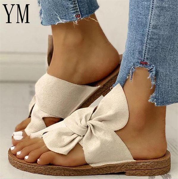 fashion summer sandals shoes women bow slipper indoor outdoor flip-flops beach female slippers 42, Black 
fashion summer sandals shoes women bow slipper indoor outdoor flip-flops beach female slippers 42, Black