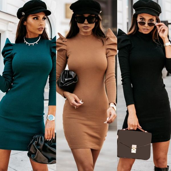 casual dresses puff sleeve for women autumn winter long woman dress office ladies bodycon fashion clothing 2021 d30, Black;gray
casual dresses puff sleeve for women autumn winter long woman dress office ladies bodycon fashion clothing 2021 d30, Black;gray