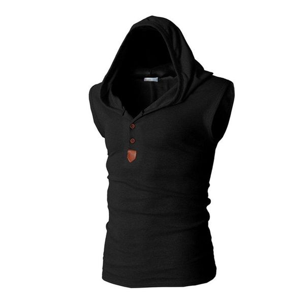 men' tank men stretchy sleeveless shirt casual fashion hooded 2021 brand outdwear bodybuilding fit clothing, White;black
men' tank men stretchy sleeveless shirt casual fashion hooded 2021 brand outdwear bodybuilding fit clothing, White;black