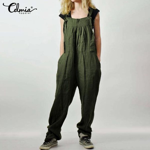women's jumpsuits & rompers women casual solid strappy vintage linen 2021 fashion sleeveless loose dungarees long harem overalls plus s, Black;white
women's jumpsuits & rompers women casual solid strappy vintage linen 2021 fashion sleeveless loose dungarees long harem overalls plus s, Black;white