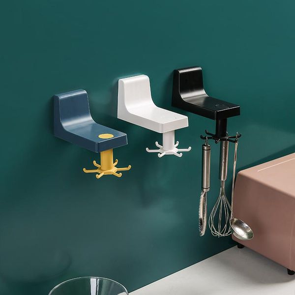 wall mounted 360 degrees rotating hooks punch-spatula spoon tableware holder storage rack kitchenware hanging organizer & rails
wall mounted 360 degrees rotating hooks punch-spatula spoon tableware holder storage rack kitchenware hanging organizer & rails