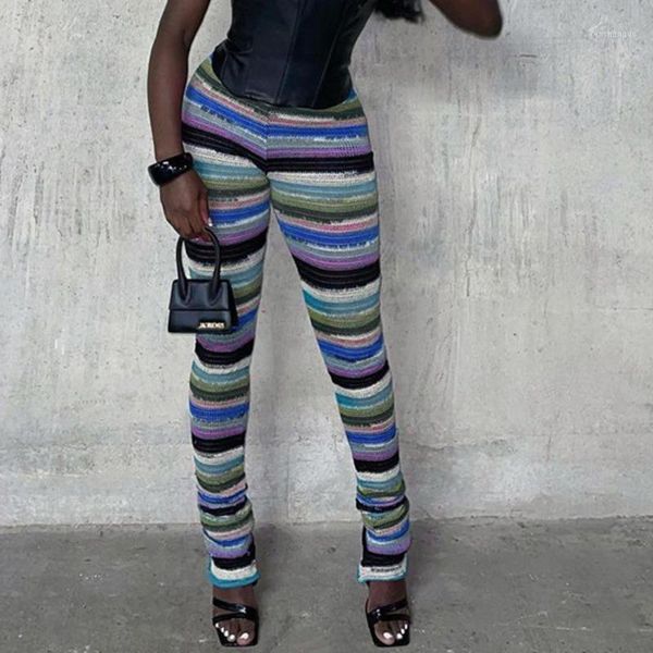 women's pants & capris colorful stripe knit pant bodycon casual fashion streetwear women trouser 2021 autumn high waist elastic simple, Black;white
women's pants & capris colorful stripe knit pant bodycon casual fashion streetwear women trouser 2021 autumn high waist elastic simple, Black;white