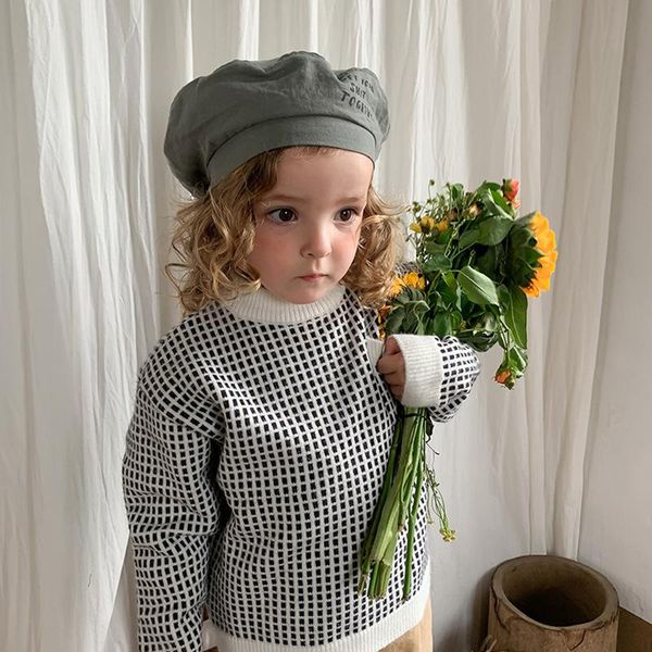 pullover autumn winter knitted plaid sweaters boys and girls warm all-match pullovers 1-6y, Blue
pullover autumn winter knitted plaid sweaters boys and girls warm all-match pullovers 1-6y, Blue