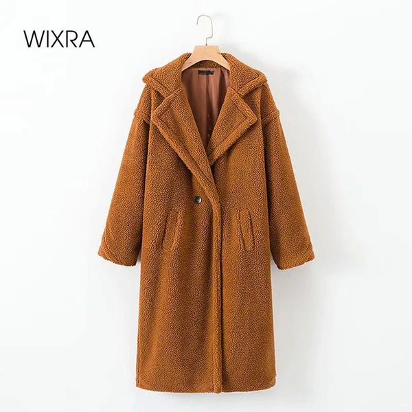 women's fur & faux wixra ladies lamb wool long coats femme pockets stylish womens trendy street style loose outwear winter, Black
women's fur & faux wixra ladies lamb wool long coats femme pockets stylish womens trendy street style loose outwear winter, Black
