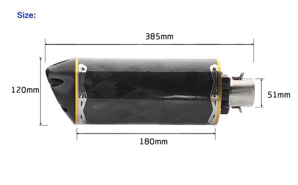 motorcycle exhaust system 51mm universal modified pipe cnc aluminium alloy for cbr r1 r6 escape moto usa two brothers br009
motorcycle exhaust system 51mm universal modified pipe cnc aluminium alloy for cbr r1 r6 escape moto usa two brothers br009