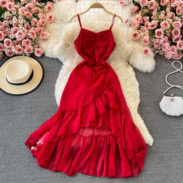 casual dresses red irregular spaghetti strap long dress women elegant v-neck ruffle high waist vacation beach vestidos female summer, Black;gray
casual dresses red irregular spaghetti strap long dress women elegant v-neck ruffle high waist vacation beach vestidos female summer, Black;gray