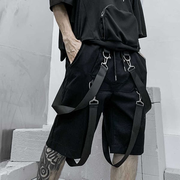 men's shorts cargo summer cotton knee length ribbons black casual men short pants streetwear hip hop man joggers gwfb 385a, White;black
men's shorts cargo summer cotton knee length ribbons black casual men short pants streetwear hip hop man joggers gwfb 385a, White;black