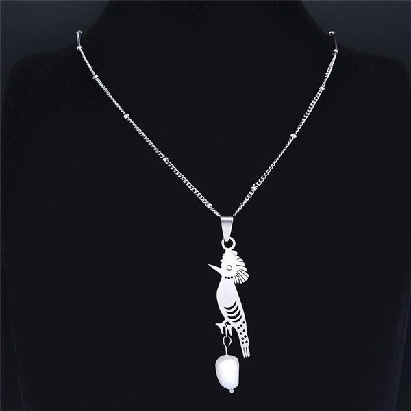 woodpecker freshwater pearls stainless steel boho necklace silver color chain women jewelry collier n4435s04 pendant necklaces
woodpecker freshwater pearls stainless steel boho necklace silver color chain women jewelry collier n4435s04 pendant necklaces