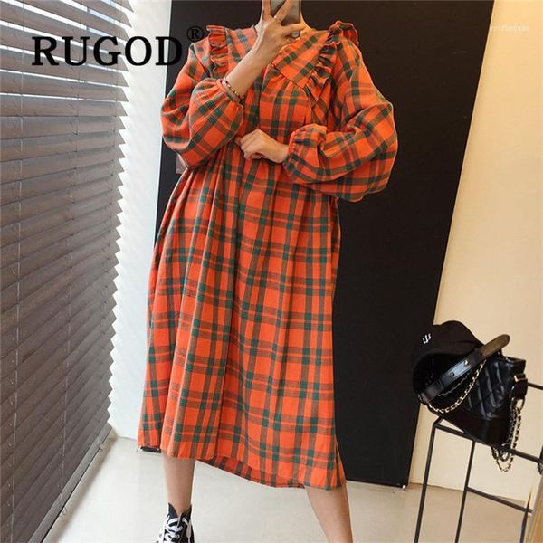casual dresses rugod oversize vintage plaid dress women fashion stringy selvedg v neck long sleeve pleated big hem midi1, Black;gray
casual dresses rugod oversize vintage plaid dress women fashion stringy selvedg v neck long sleeve pleated big hem midi1, Black;gray