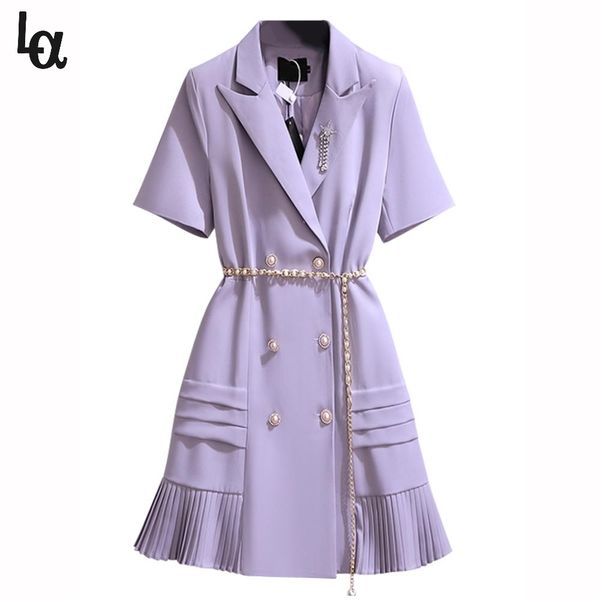 summer plus size short sleeve blazer dress female work suit purple white elegant for woman 210519, Black;gray
summer plus size short sleeve blazer dress female work suit purple white elegant for woman 210519, Black;gray