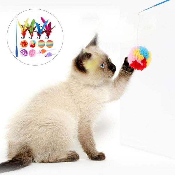 13pcs/set cats toy set colorful retractable plush extendable metal pole for pet cat toys 
13pcs/set cats toy set colorful retractable plush extendable metal pole for pet cat toys