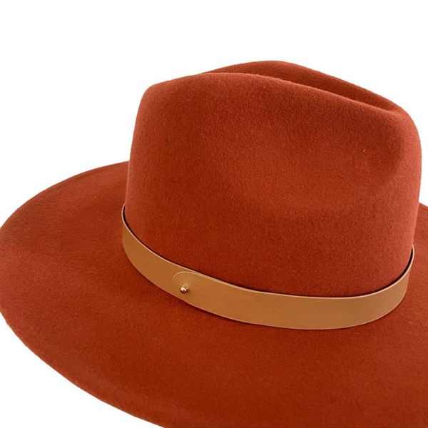 wide brim hats classic brick red jazz wool man women felt pu buckle decoration belt strap fashion casual fedoras female cap travel, Blue;gray
wide brim hats classic brick red jazz wool man women felt pu buckle decoration belt strap fashion casual fedoras female cap travel, Blue;gray