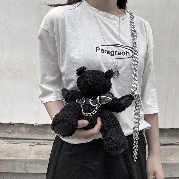 evening bags fashion bear female punk style designer shoulder bag for adolescent girls gifts
evening bags fashion bear female punk style designer shoulder bag for adolescent girls gifts