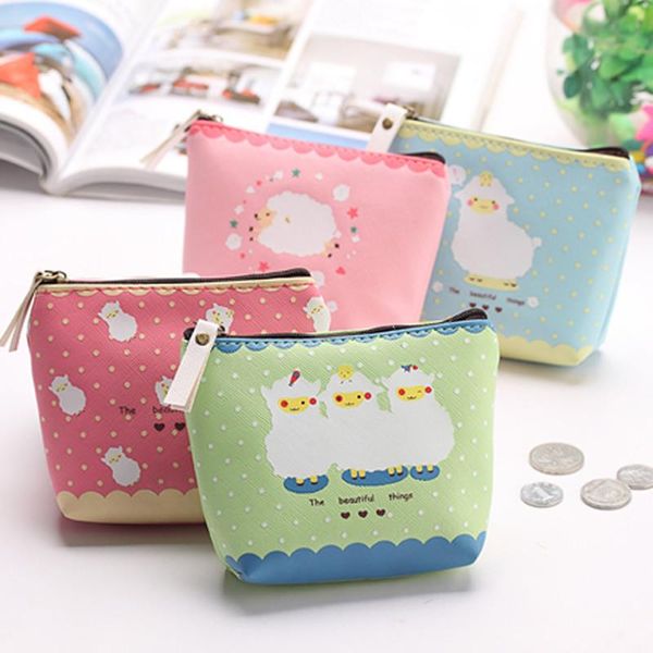 coin purses candy-colored cute lamb patterned women's children pu leather wallet card holder key bag, Red;black
coin purses candy-colored cute lamb patterned women's children pu leather wallet card holder key bag, Red;black