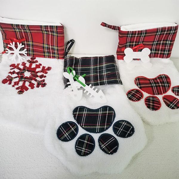 christmas decorations 100pcs/lot stocking pet dog cat pawsock cotton red grid stockings xmagas tree hanging pendent children candy gift bag
christmas decorations 100pcs/lot stocking pet dog cat pawsock cotton red grid stockings xmagas tree hanging pendent children candy gift bag