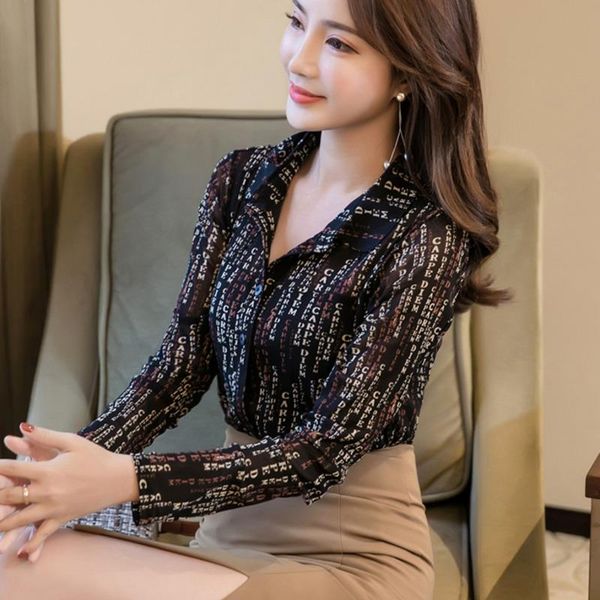 women's blouses & shirts blusas mujer de moda 2021 womens button letter turn-down collar women long sleeve plus size 2090 50, White
women's blouses & shirts blusas mujer de moda 2021 womens button letter turn-down collar women long sleeve plus size 2090 50, White