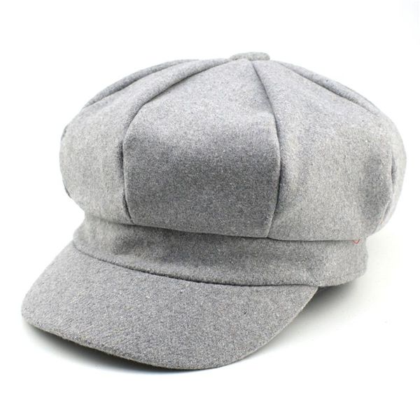 berets fashion wool blended beret women's hat female 's casual bare color golf visors driving caps, Blue;gray
berets fashion wool blended beret women's hat female 's casual bare color golf visors driving caps, Blue;gray