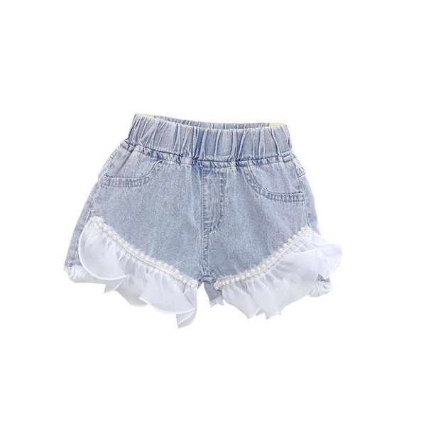 girl's high elastic loose fit casual fashion mesh patchwork pearl decor cool summer shorts sweet style short, Black
girl's high elastic loose fit casual fashion mesh patchwork pearl decor cool summer shorts sweet style short, Black