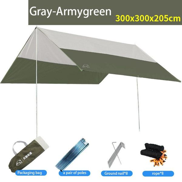 sunscreen rain-proof canopy tent roof outdoor gazebo awning multi-person camping tents for familie party and shelters
sunscreen rain-proof canopy tent roof outdoor gazebo awning multi-person camping tents for familie party and shelters