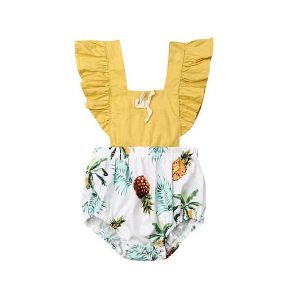 0-24m summer born baby girl sleeveless clothes pineapple print romper bownot ruffles jumpsuit toddler outfits jumpsuits, Blue
0-24m summer born baby girl sleeveless clothes pineapple print romper bownot ruffles jumpsuit toddler outfits jumpsuits, Blue