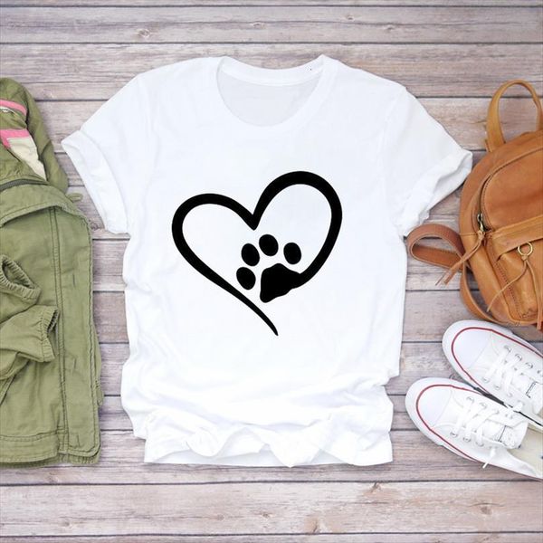 men dog paw printing t shirts short sleeve summer autumn mens graphic print lady shirt female tee, White;black
men dog paw printing t shirts short sleeve summer autumn mens graphic print lady shirt female tee, White;black