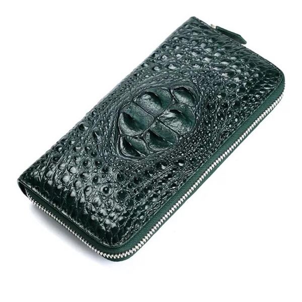 wallets fancy genuine crocodile leather women large card holders blackish green real alligator skin lady long wallet female clutch purse, Red;black
wallets fancy genuine crocodile leather women large card holders blackish green real alligator skin lady long wallet female clutch purse, Red;black
