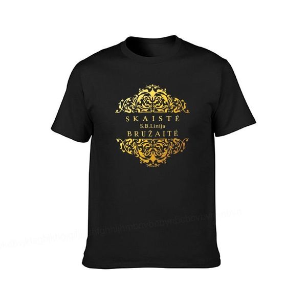 men's t-shirts skaiste bruzaite men casual short sleeve summer t shirts golden graphic tshirt plus size shirt tees custom clothes, White;black
men's t-shirts skaiste bruzaite men casual short sleeve summer t shirts golden graphic tshirt plus size shirt tees custom clothes, White;black