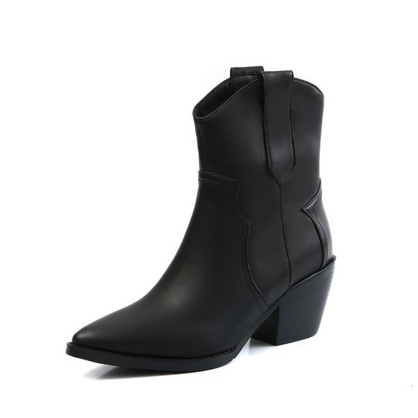 boots pointed toe western cowgirl chelsea ankle shoes women cossacks cowboy wedges femal botas mujer33-45 92kn, Black
boots pointed toe western cowgirl chelsea ankle shoes women cossacks cowboy wedges femal botas mujer33-45 92kn, Black