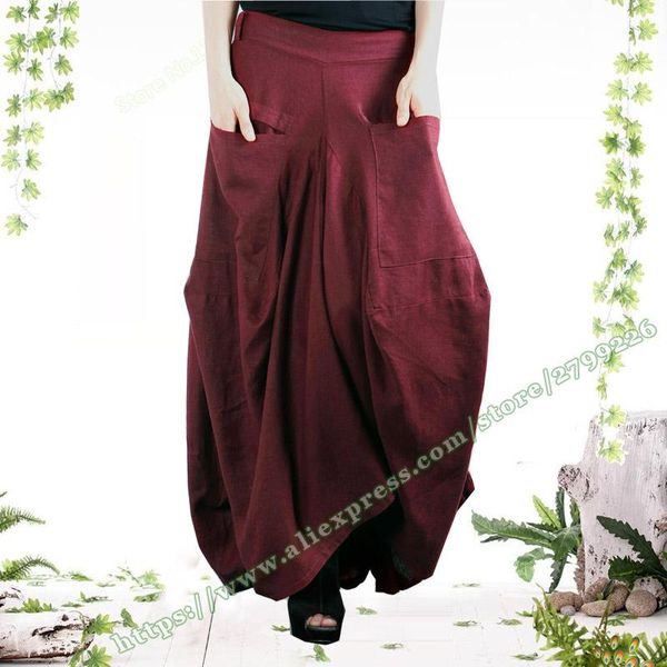 skirts 2021 spring and autumn women's clothing casual vintage asymmetric linen cotton large pockets female long maxi skirt for womens, Black
skirts 2021 spring and autumn women's clothing casual vintage asymmetric linen cotton large pockets female long maxi skirt for womens, Black