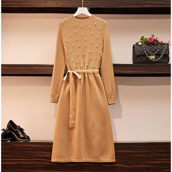 autumn winter dress female casual 2021 women sweater loose knit dresses, Black;gray
autumn winter dress female casual 2021 women sweater loose knit dresses, Black;gray